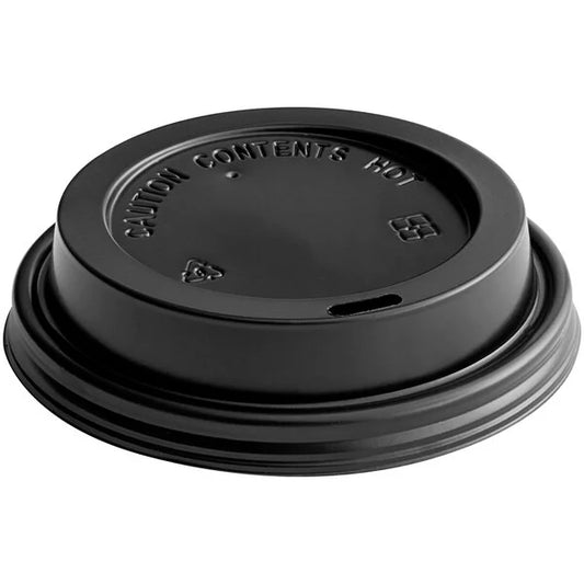 10/12/16/20oz Hot Cup Lid Black 1000ct
