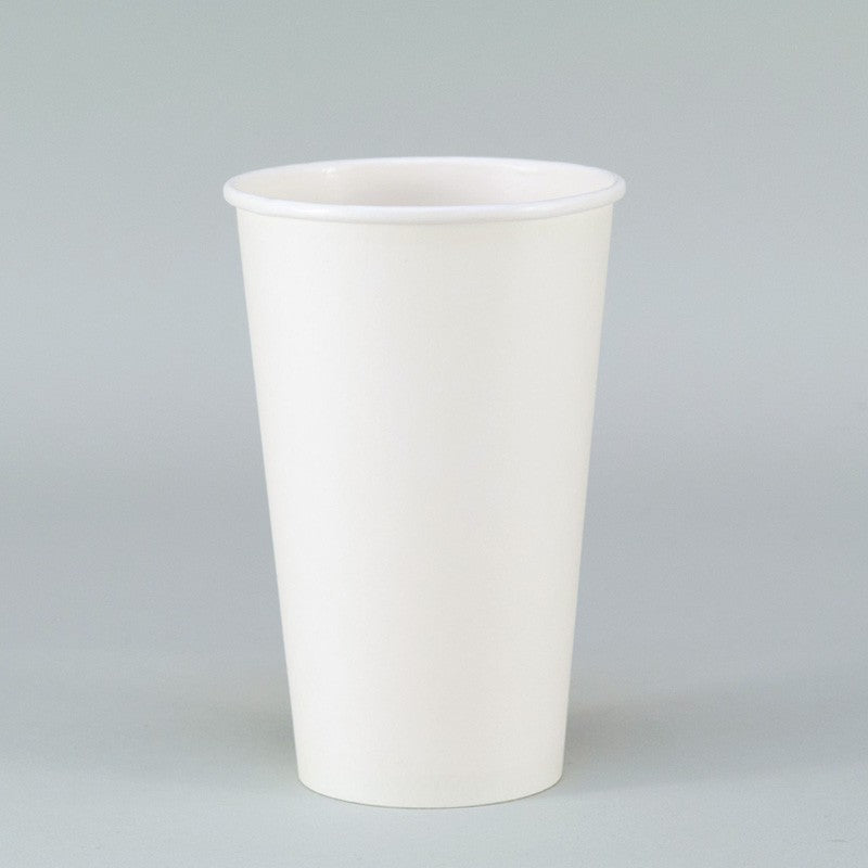 16oz Hot Cup White 1000/cs